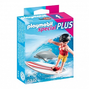 Игровой экстра-набор: Сёрфингист с доской (Playmobil, 5372pm)